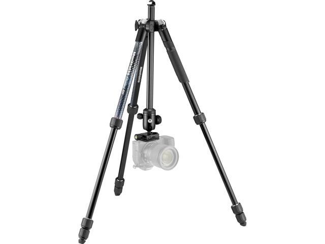 Manfrotto Element MII 4-Section Aluminum Tripod with Ball Head, Black