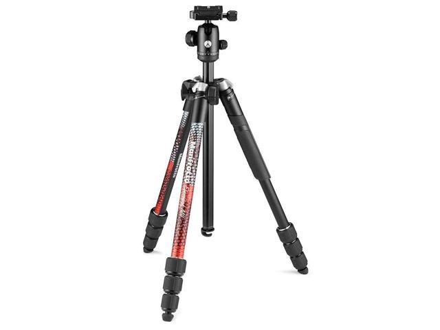 Photos - Tripod Manfrotto Element MII 4-Section Aluminum  with Ball Head, Red MKELMI 
