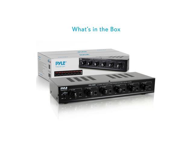 Pyle PSLSW6 6x6 Distribution Amplifier with Volume Controls - image 6
