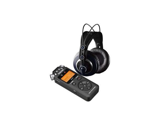 AKG K 240 MKII Studio Headphones with Speaker W/Tascam DR-05 Port Handheld Recor