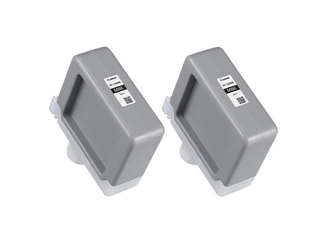 Canon 2 Pack PFI-110 160ml Matte Black Pigment Ink Tank #2363C001AA 2