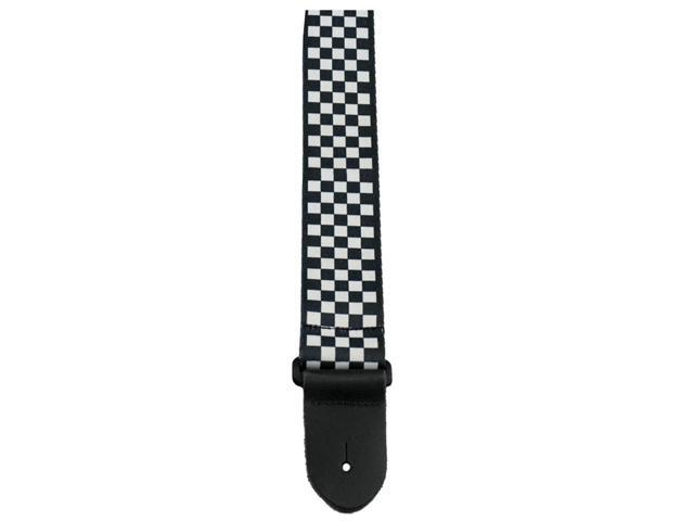 Perri's Leathers Perri?s Leathers Ltd. -Guitar Strap - Polyester - Checkered - Adjustable - for Acoustic/Bass/Electric Guitars - Made in Canada...