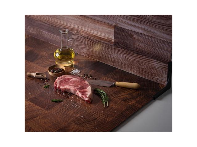 V-FLAT WORLD Duo Board - 30x40' Double Sided Surface Board, Aged Cutting Board/Butchers Board