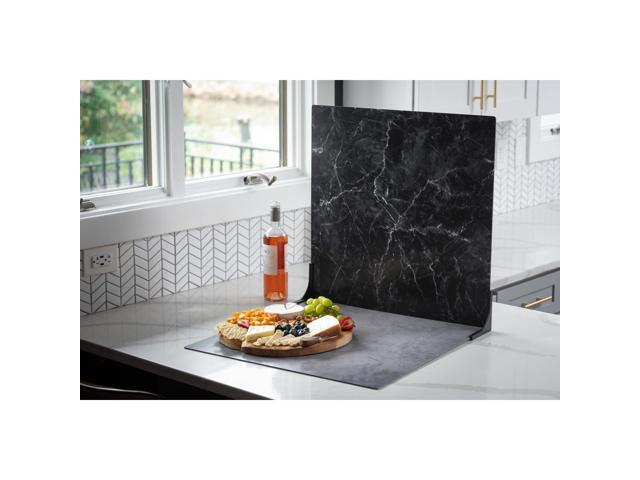 V-FLAT WORLD Duo Board - 24x24' Double Sided Surface Board (Single), Onyx Marble/Alpine Marble