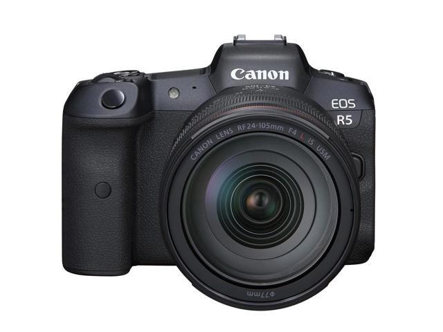 Canon - EOS R5 Mirrorless Camera with RF24-105mm f/4L IS USM Lens - Black - image 5