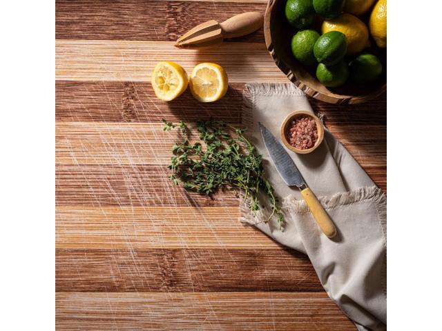 V-FLAT WORLD Duo Board - 24x24' Double Sided Surface Board, Aged Cutting Board/Butchers Board