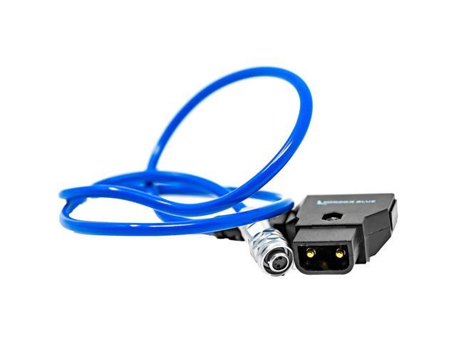 Kondor Blue 48' D-Tap to BMPCC 4K/6K Power Cable for Blackmagic Cam 4K/6K, Blue