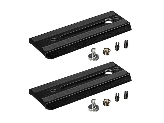 Manfrotto 2 Pack 504PLONG Long Sliding Video Camera Plate