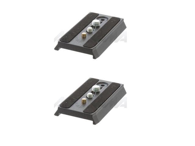 Manfrotto 2 Pack 501PL Quick Release Mounting plate for the 501 and 503 Pro Video Heads. (#3433PL)