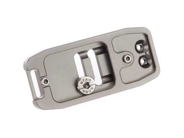 3 Legged Thing Base85 Arca Swiss for 85mm Wide QR Plate, Metallic Slate, Gray