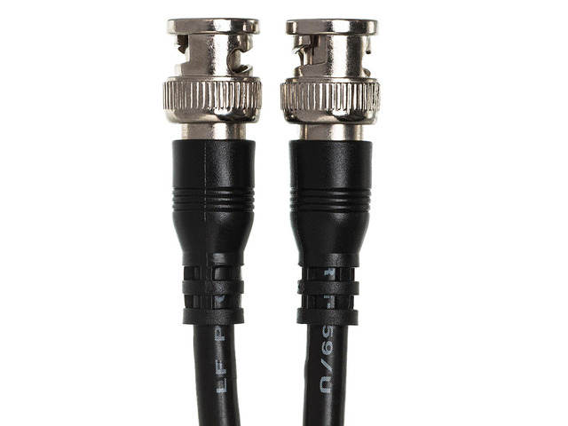 Hosa Technology 6' BNC Male to BNC Male RG-59 75 ohm Coaxial Cable #BNC59106