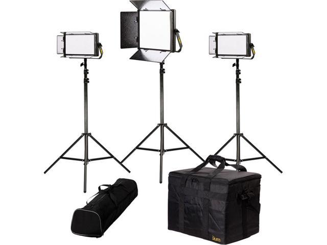 Ikan Lyra Bi-Color 3-Point LED Light Kit with 1x LB10 and 2x LB5 LED Light