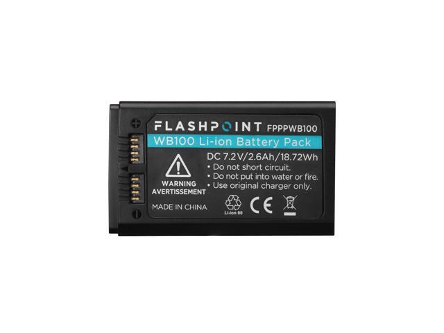 Flashpoint WB100 Lithium Battery Pack (7.2V/2600mAh) Pack for the XPLOR 100 Pro