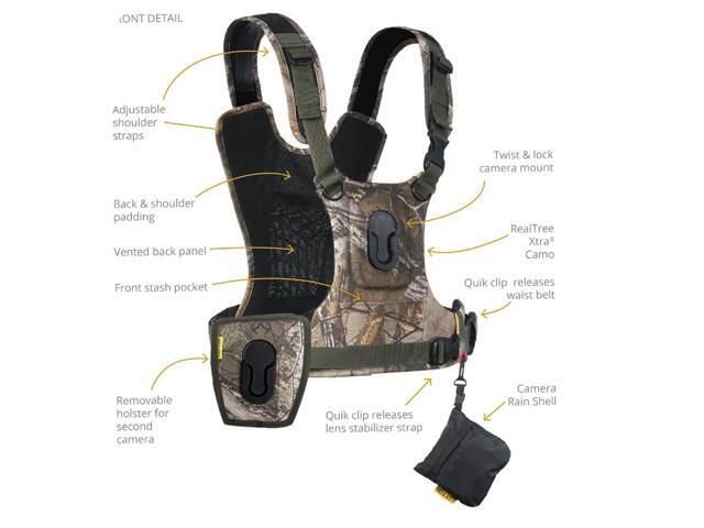Cotton Carrier G3 Harness System for 2x DSLR Camera, Realtree Xtra Camo #147CAMO
