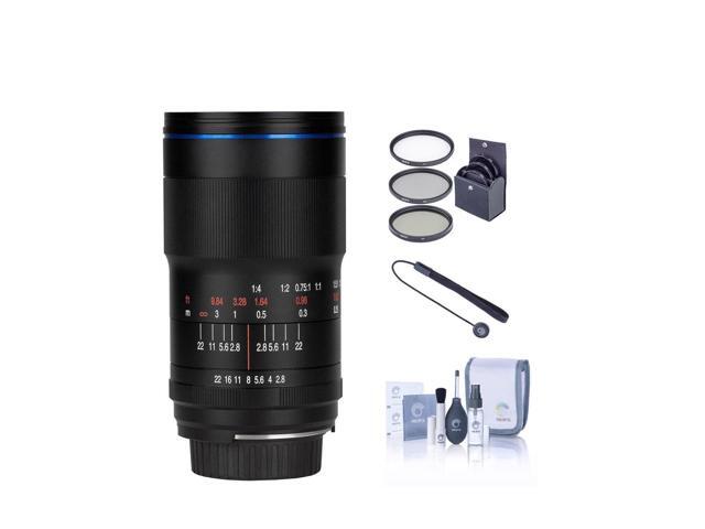 Venus Laowa 100mm f/2.8 2x Ultra Macro APO Lens for Nikon F, Bundle with ProOptic 67mm Filter Kit, Cleaning Kit, Lens Cap Tether