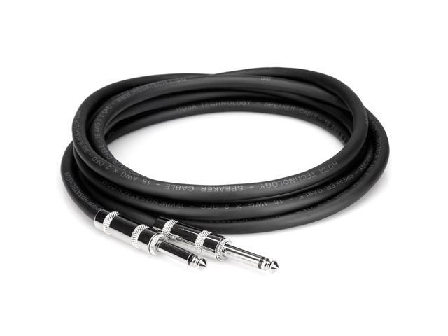 HOSA - SKJ-603 - Speaker Cable - 1/4 in TS to Same - 3 ft