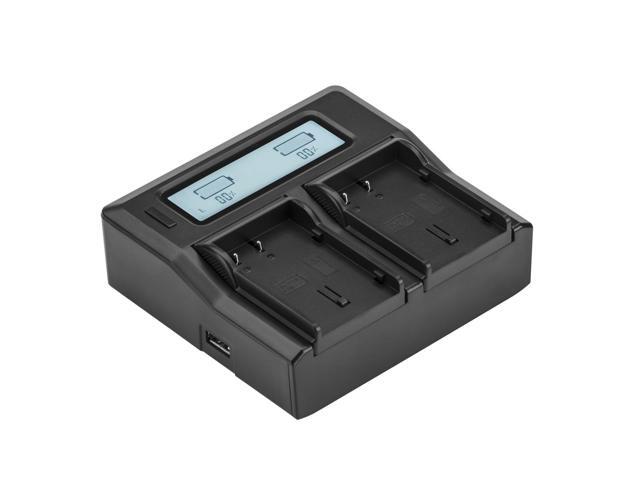 Green Extreme Dual Smart Charger with LCD Screen for Pentax D-LI90 #GX-CH2-DLI90