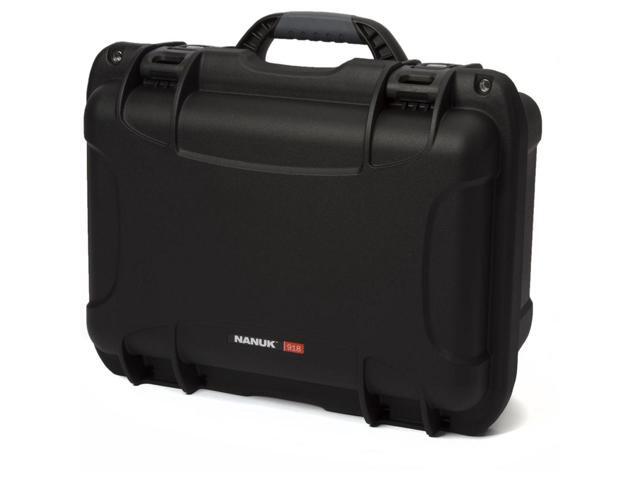 nanuk 918 waterproof hard carrying case with pick and pluck foam insert - polypropylene - orange