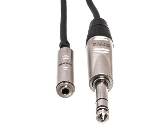 Hosa Technology 25' REAN 3.5mm TRS Female to 1/4' TRS Male Pro Headphones Cable