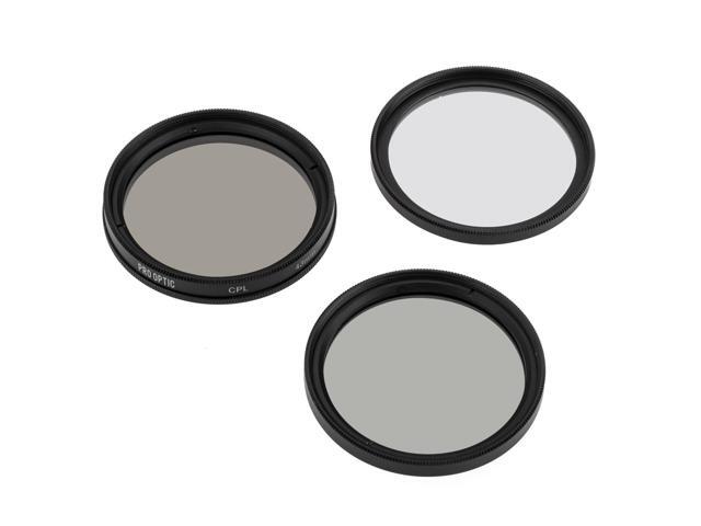 ProOPTIC 43mm Digital Essentials Filter Kit with UV/CPL/ND2 Filters and Pouch