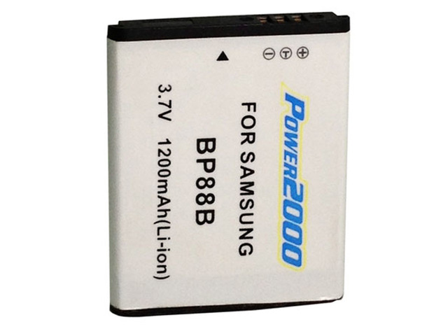Power2000 BP-88B 3.7V 1200mAh Li-Ion Battery for Samsung Cameras