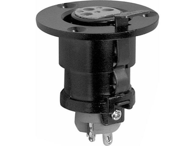 Sennheiser IS Series 3-pin XLR Female Flange Mount for Fixed Installation, Required Cut-out Hole 24mm (0.94')