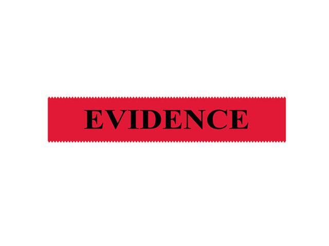 Safariland Evidence Sealing Tape, 1.375'x108', Red #SRT