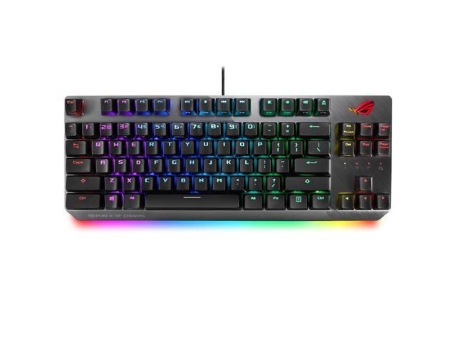 ASUS X802 ROG Strix Scope NX TKL 80% Gaming Keyboard with ROG NX Brown Tactile Mechanical Switches