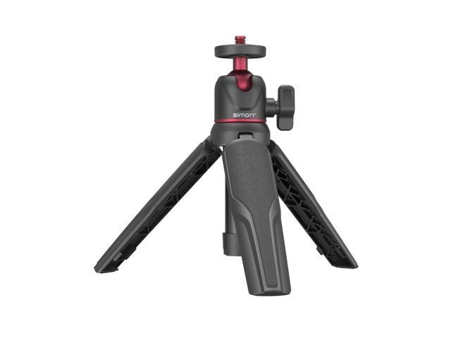 SmallRig simorr Vigor VK-20 Vlog Tripod Kit with Single Cold-Shoe Phone Clamp, Kaimu Black