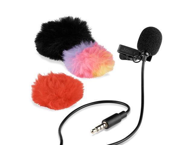 JOBY Wavo Lav Mobile Compact Omnidirectional Lavalier Microphone, Black