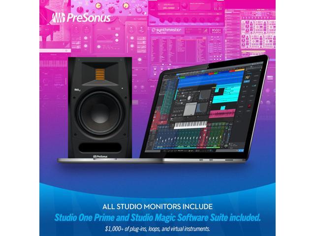 PreSonus R65 V2 6.5' 2-Way Active AMT Tweeter Studio Monitor with Software Suite