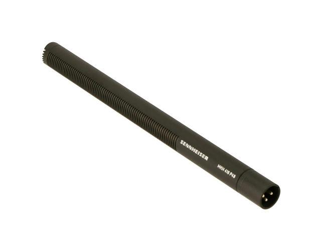 Sennheiser MKH416-P48U3 Condenser Super-Cardioid Shotgun Microphone With Zoom H4N PRO Digital Recorder, Right Angle XLR Cable for Camera Mic ...