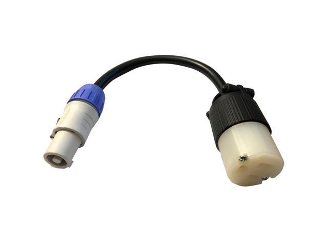CHAUVET DJ PowerKon to Edison Adapter Cable, 6' #PLPK6IN