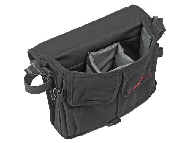domke f-803 camera satchel bag, canvas, black