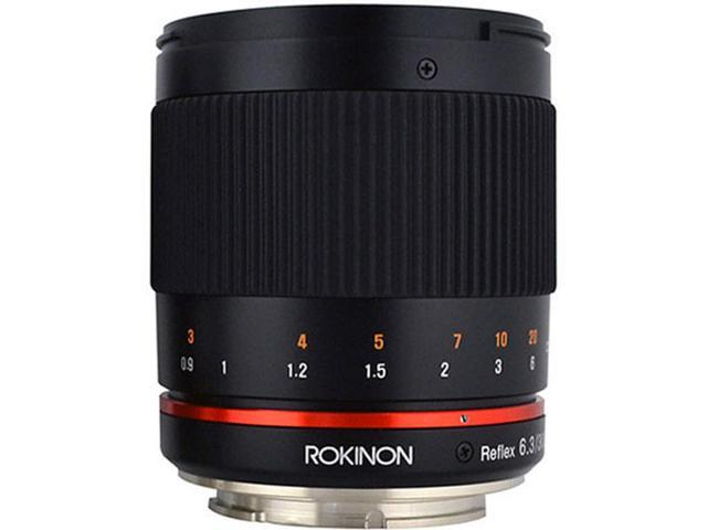 rokinon 300m-fx-bk 300mm f6.3 mirror lens for fuji x mirrorless interchangeable lens cameras, black