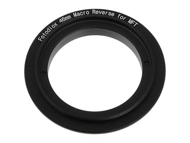 Fotodiox 46mm Filter Thread Macro Reverse Mount Adapter Ring for Micro Four Thirds (MFT, M4/3) Cameras