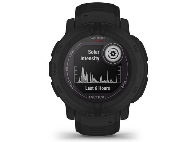 Garmin - Instinct 2 Solar Tactical Edition 45mm Smartwatch Fiber-reinforced Polymer - Black - (2022) - image 3