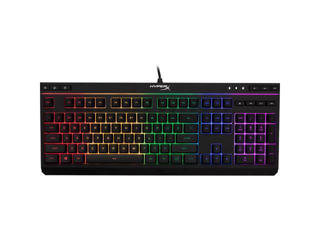 HyperX - Alloy Core Full-size Wired Gaming Membrane Keyboard with RGB Lighting - Black - image 2