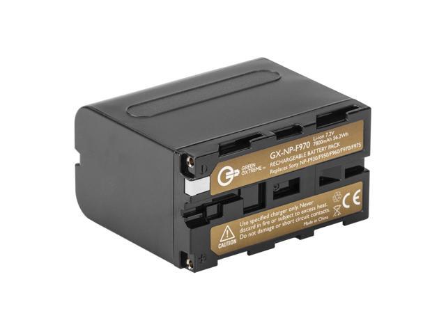 Green Extreme NP-F970 Battery 7800mAh - Replacement Battery for Sony DCR-VX2100, DSR-PD150, DSR-PD170, FDR-AX1, HDR-AX2000, HDR-FX1, HDR-FX7,...