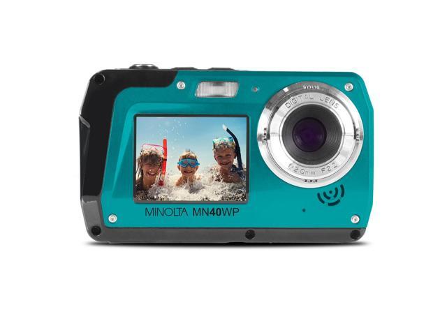 Minolta - MN40WP 48.0 Megapixel Waterproof Digital Camera - Blue - image 3