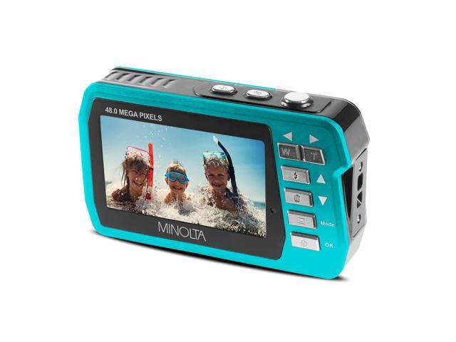 Minolta - MN40WP 48.0 Megapixel Waterproof Digital Camera - Blue - image 4