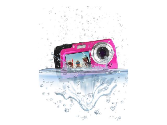 Minolta - MN40WP 48.0 Megapixel Waterproof Digital Camera - Pink - image 5
