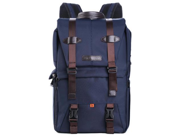 K & F Concept Multi-Functional Waterproof Camera Travel Backpack, Large, Blue