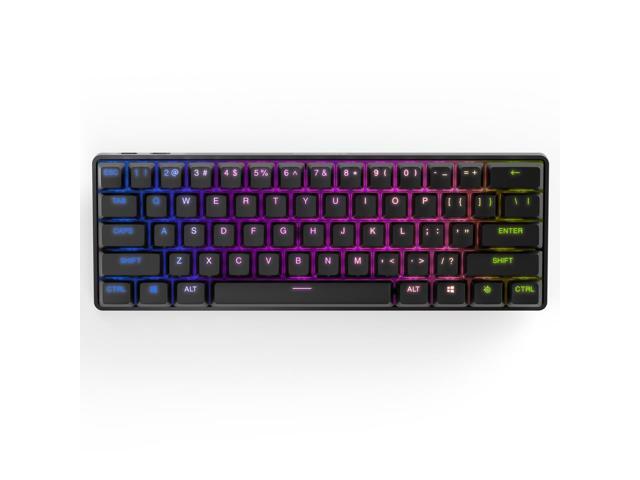 SteelSeries - Apex Pro Mini 60% V2 Wireless Mechanical OmniPoint Adjustable HyperMagnetic Gaming Keyboard with Rapid Tap - Black - image 4