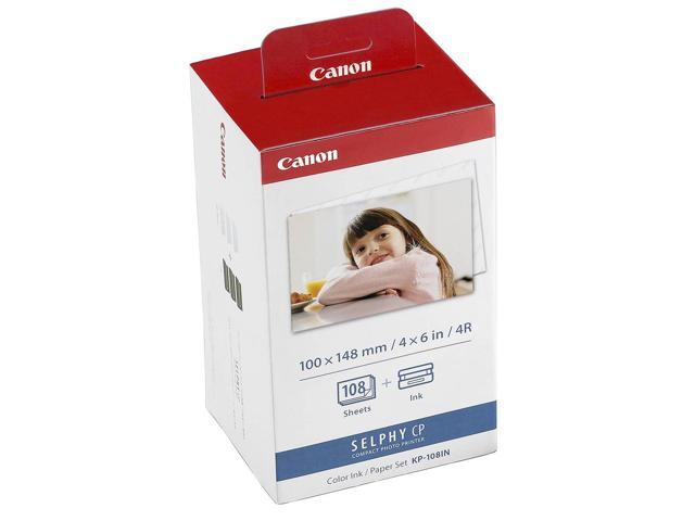 Canon 2 Pack KP-108IN Color Ink And Paper Set #3115B001 2