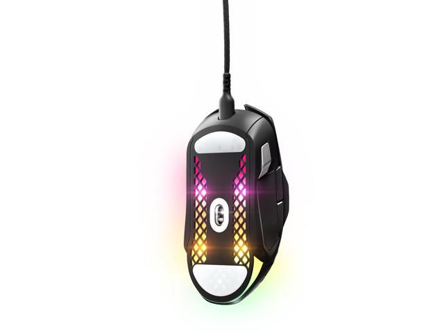 SteelSeries - Aerox 5 Ultra Lightweight Honeycomb Water Resistant Wired RGB Optical Gaming Mouse With 9 Programmable Buttons - Wired - Black - image 8