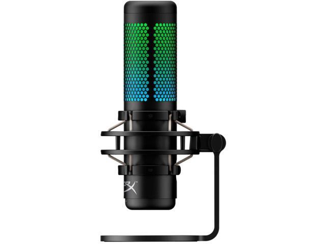 HyperX QuadCast S RGB Multi-Pattern USB Condenser Microphone, Black #4P5P7AA