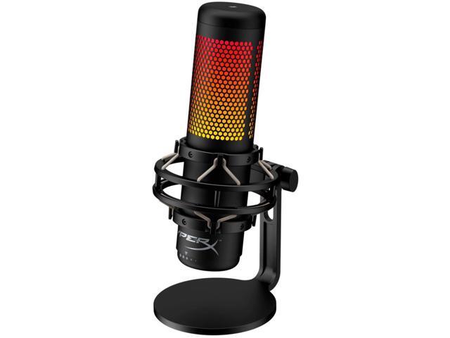 HyperX QuadCast S RGB Multi-Pattern USB Condenser Microphone, Black #4P5P7AA