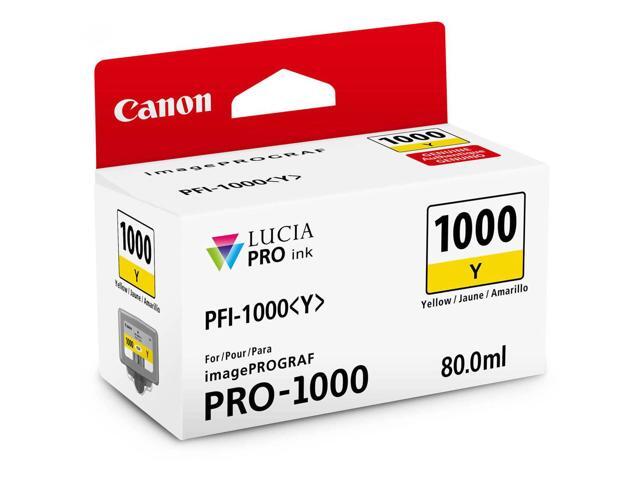 Canon 2 Pack PFI-1000Y Yellow LUCIA PRO ink for imagePROGRAF PRO-1000