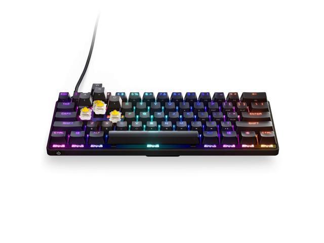 SteelSeries - Apex 9 Mini 60% Wired Optical OptiPoint Adjustable Actuation Switch Gaming Keyboard with Rapid Tap - Black - image 3